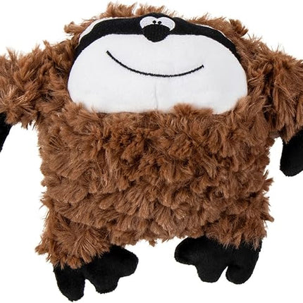 goDog PlayClean Sloth Squeaky Plush Dog Toy with Odor-Eliminating Essential Oils, Chew Guard Technology - Brown, Small