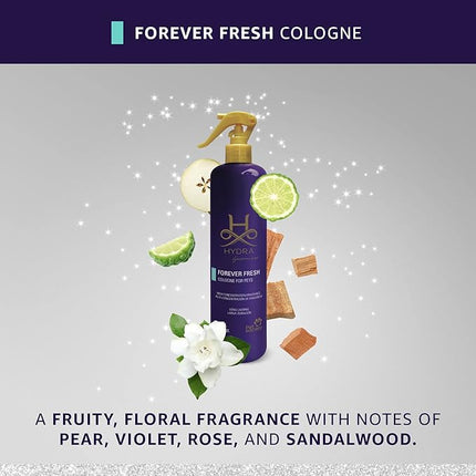 Hydra Forever Fresh Pet Cologne, Finishing Cologne for Dogs and Cats, Grooming Spray, 15 FL. OZ