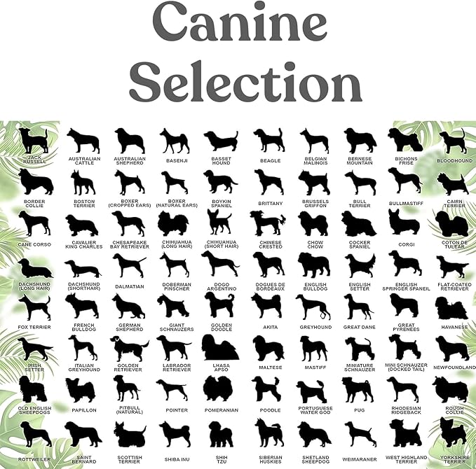 Dog Memorial Suncatcher, Personalized Pet Breeds with Name Date, Stained Glass Light Catcher, Dog Memorials & Funerary Gifts