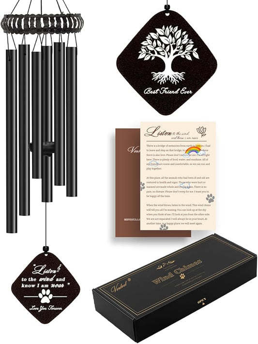 Pet Memorial Gifts for Dogs, 28" Pet Memorial Wind Chime, Dog Memorial Gifts for Loss of Dog, Pet Loss Dog Bereavement Sympathy Gift