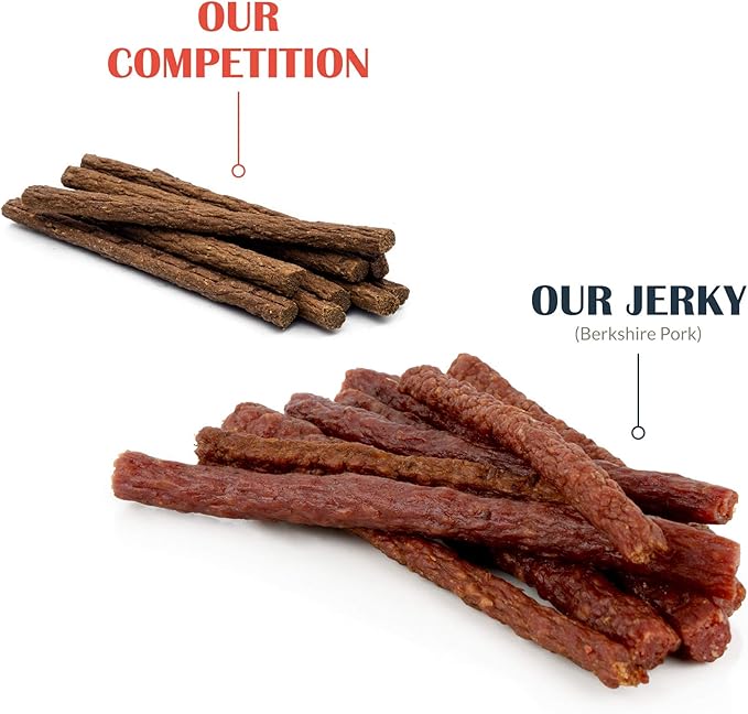Flourish Pets Jerky Sticks, Dog Treats, Healthy Training Chews (Beef and Pork, Variety Pack)