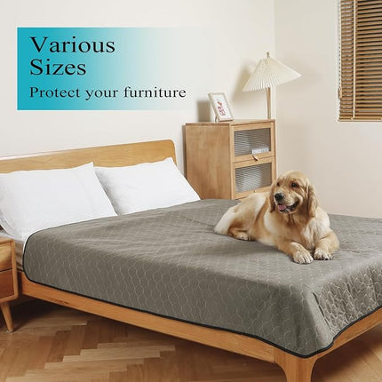 Washable Pee Pads for Dogs 82" x 82", Extra Large Reusable Puppy Pads, Dog Training Pads with Quick Dry, Anti-Slip Dog Pee Pads, Whelping Pads, Puppy Pad, 1 Pack, Brown