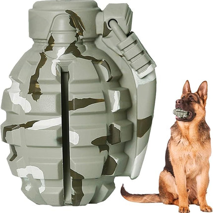 Dog Toys for Aggressive Chewers Large Breed, for German Shepherd, Indestructible Interactive Treat Dog Toys for Large Medium Breeds, Food Grade & Tough Rubber, Fun to Chew, Chase and Fetch (Camo)