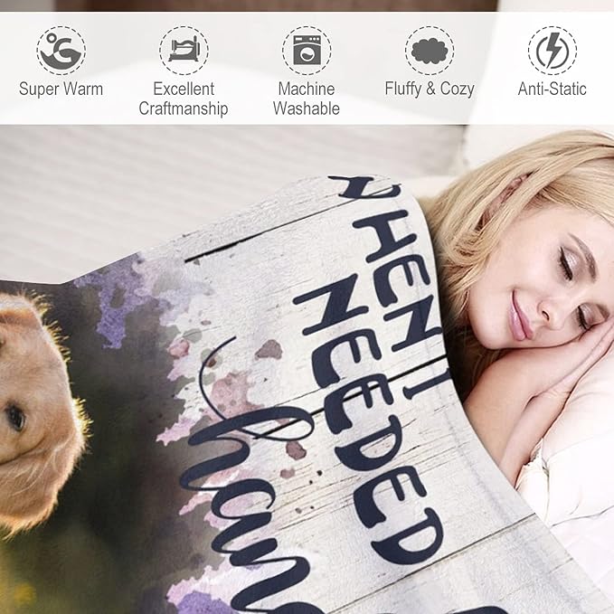 Artsadd Personalized Dog Memorial Blanket with Dog Pictures & Name - Custom Pet Memorial Blanket - Sympathy Remembrance - Made in USA