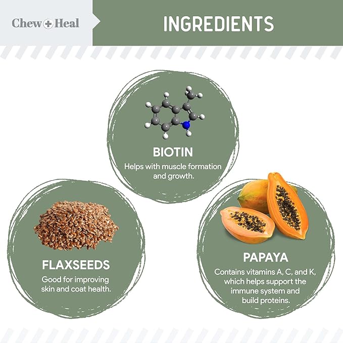 All in 1 Dog Vitamins and Supplements, 60 Soft Chew Multivitamins with Glucosamine, Probiotics, Omega Fish Oil -for Skin, Coat, Hip, Joint & Gut Health -Senior, Puppy, Large & Small Dogs