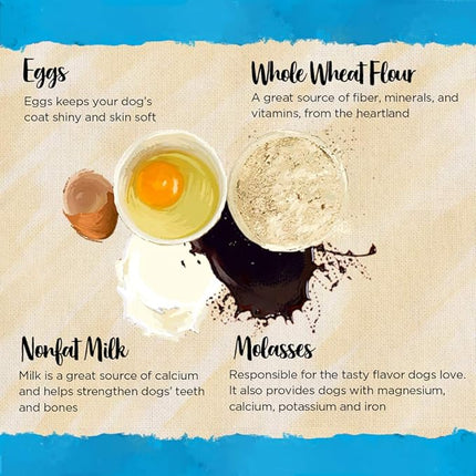 Blue Dog Bakery Natural Dog Treats, Doggie Paws, Maple Bacon Flavor, 16.2oz (1 Count)