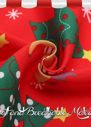 BINGPET Christmas Dog Bandanas - 4 Pack Holiday Xmas Pet Doggy Triangle Scarf with Christmas Element Patterns for Small Medium Large Dog Cat Boy Girl
