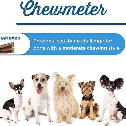 Best Bully Sticks Odorless 4-8 Inch Bully Sticks for Dogs - 8 oz (Pack of 1) - Natural Grass-Fed Beef, No Rawhide, Grain and Odor Free Chew Treat - Small, Medium, Large Breeds, Puppies