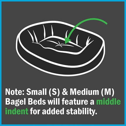 Majestic Pet 24 Inch Suede Calming Dog Bed Washable 24x19x7 (Inch) – Cozy Soft Round Donut Dog Bed with Spine Support for Dogs to Rest Their Head - Pet Bed Small – Chocolate (2025)