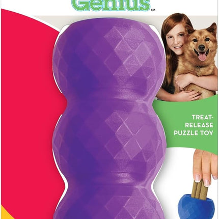 KONG - Genius Mike - Interactive Treat Dispensing Dog Puzzle Toy (Assorted Colors) (Large)