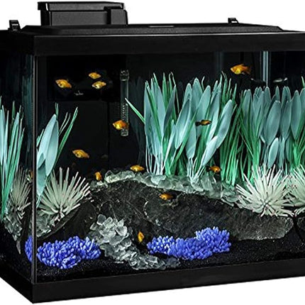 Tetra ColorFusion Aquarium 20 Gallon Fish Tank Kit, Includes LED Lighting and Decor