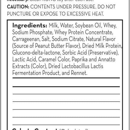 KONG - Easy Treat - Dog Treat Paste - Peanut Butter - 8 Ounce