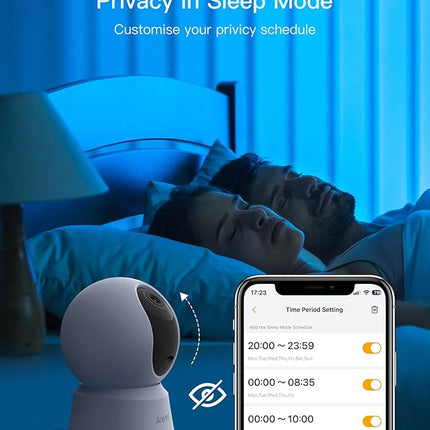 ARENTI 5G Indoor Security Camera, 4MP Pet Camera with Speaker for Dog/Cat, Baby Monitor with Phone App, Dual-Band WiFi, Auto Tracking, Super Night Vision, 2-Way Talk, Cloud & SD Card Storage(P2Q)