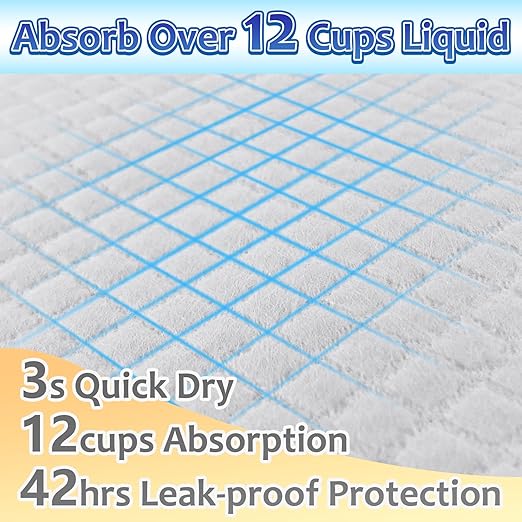 Puppy Pads Extra Large 30"x36", 40 Count Thicken XLarge Puppy Pee Pads for Dogs Super Absorbent, Leak-Proof Disposable Pet Training Pad, Potty Piddle Mats for Puppies, Cats, Doggies