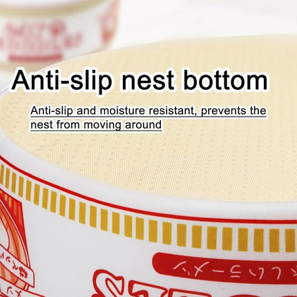 寵幸 Ramen Noodle Dog & Cat Bed,Keep Warm and Super Soft Creative Pet Nest for Indoor Cats,Removable Washable Cushion for Small Medium Large Dogs and Cats