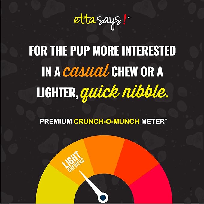 etta says! Premium Crunchy 7" Turkey Chews - Grain-Free Dog Treats, Good for Teeth, Easy to Digest - Made in The USA (20 Count Pack of 1)