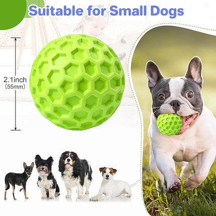 Interactive Squeaky Dog Balls Puppy Toys, Dog Toys for Small Dogs, Puppy Chew Toys for Teething and Relax, Dog Chew Toy Balls Small Dog Toys for Small Breed, Outdoor Dog Toys