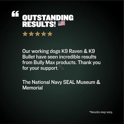 Bully Max 11-in-1 Muscle Gain Power Chews - High Protein Dog Supplement with Amino Acids - Healthy Treats for Puppy & Adult Dogs - Premium Muscle Builder for All Breeds - 75 Tasty Soft Dog Chews