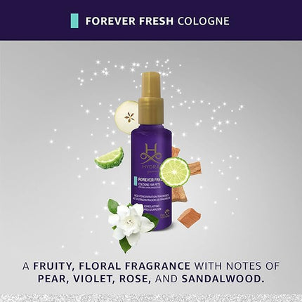 Hydra Forever Fresh Pet Cologne, Finishing Cologne for Dogs and Cats, Grooming Spray, 4.4 Ounces