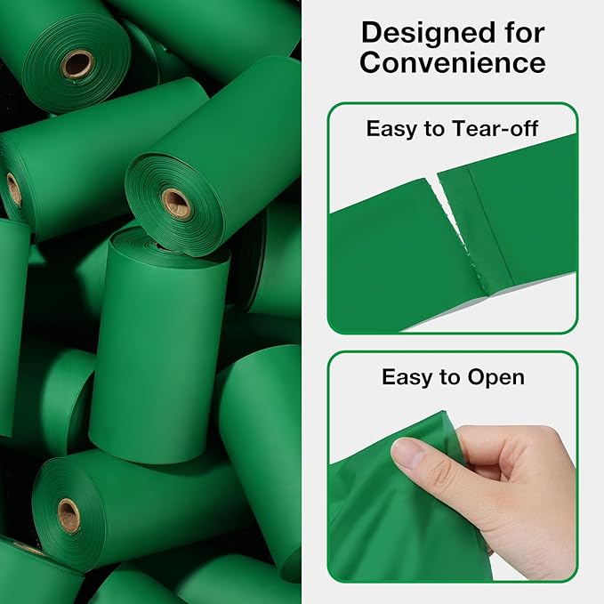 VETRESKA Dog Poop Bags, Leak Proof, Extra Thick and Large Pet Waste Bags for Dog Walking and Cat Litter, Citrus Bloom & Cedar Scented, 20 Refill Rolls, 300 Bags, Green