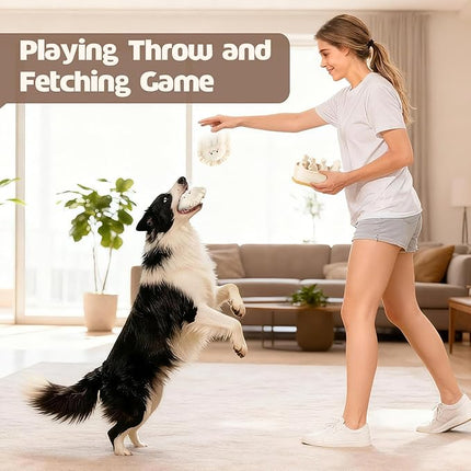 Dog Squeaky Toys, 5-Pack Interactive Dogs Toy, Stuffed Dogs Chew Toys, Durable Treat Dispending Dog Plush Toy for All Breed