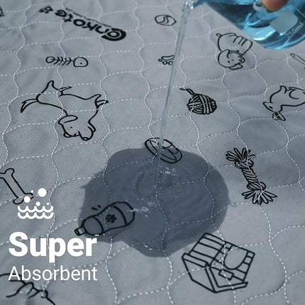 Extra Large 72"x72" Washable Pee Pads for Dog Super Absorbent, Reusable Pee Pads Non-Slip Waterproof Pet Training Mats for Playpen, Crate, Floor, Incontinence, Housebreak