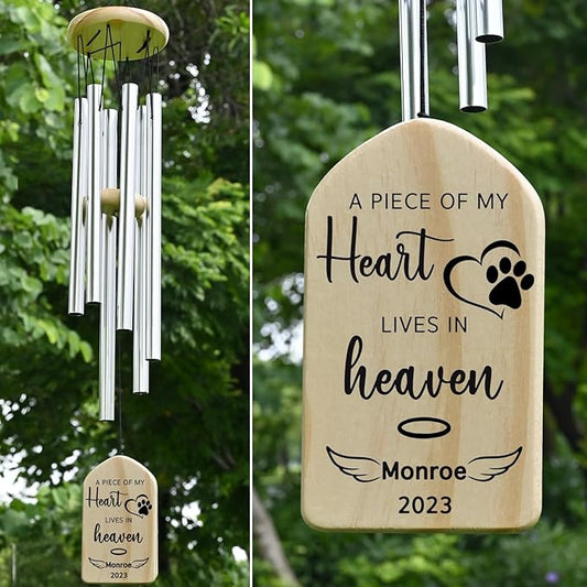 Pet Memorial Wind Chime, Pet Memorial Gifts, Loss of Dog Sympathy Gift, Pet Loss Gifts, Pet Bereavement Gifts, Pet Passing Away Gift, in Memory of Pet, Dog Keepsake Memorial