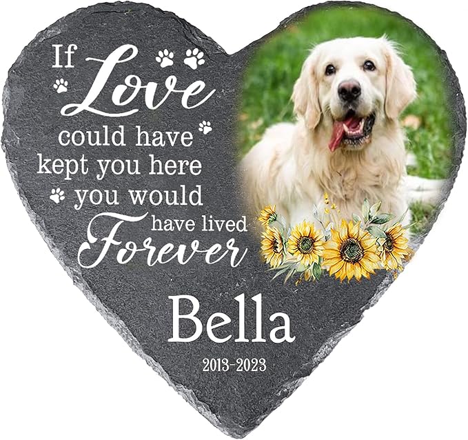 Gabita If Love Could Have Saved You Personalized Dog Memorial Stone, Pet Memorial Gifts, Cemetery Decorations for Grave, Pet Loss Gifts, Dog Memorial Gifts for Loss of Dogs