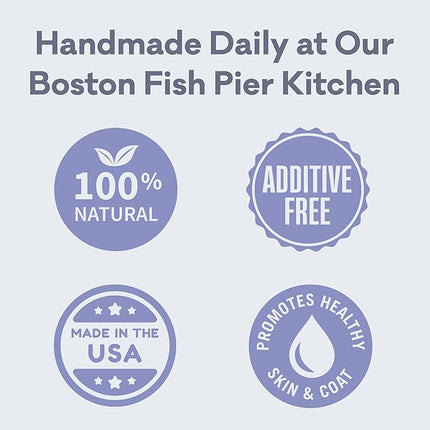 Polkadog Cod Skins for Dogs (4.7oz Regular) - Single Ingredient, Wild-Caught Fish Skin Dog Treats for All Breeds – High in Lean Protein & Omega-3. Hypoallergenic, Grain Free. Handcrafted & Made in USA