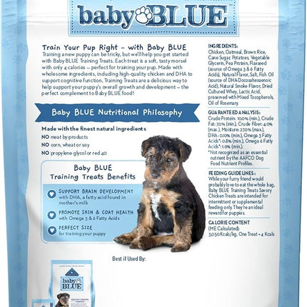 Blue Buffalo Baby Blue Training Treats Natural Puppy Soft Dog Treats, Savory Chicken 4-oz Bag