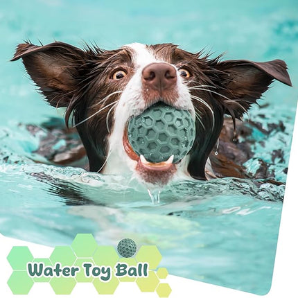 Squeaky Dog Toys for Aggressive Chewers, Indestructible Dog Balls for Aggressive Chewers, Squeaky Balls for Dogs, Interactive Toys for Large Dogs to Relax