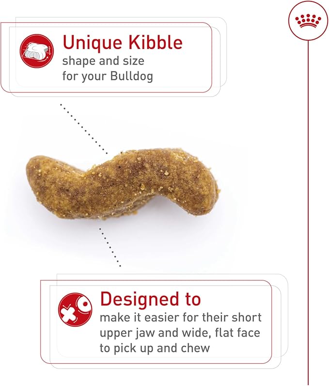 Royal Canin Bulldog Adult Dry Dog Food, 17 lb bag