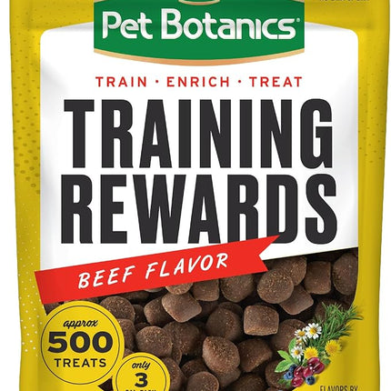 Pet Botanics Training Rewards Treats, Beef, 20 Ounces