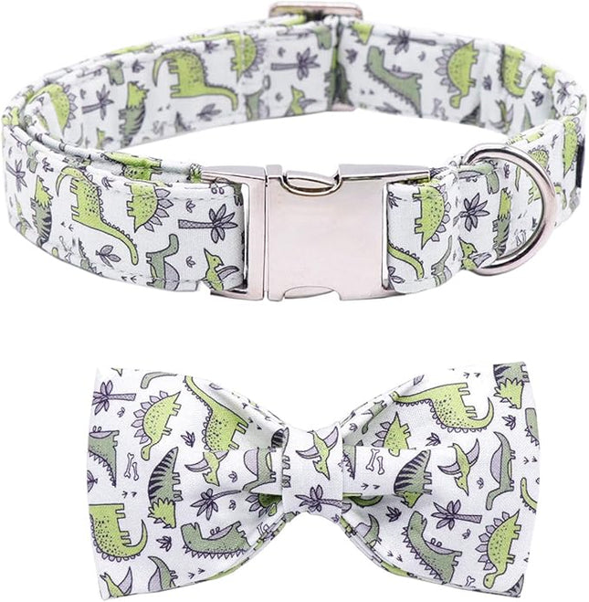 ARING PET Bowtie Dog Collar, Dog Collar with Bow, Adjustable Dog Collars for Small Medium Large Dogs.