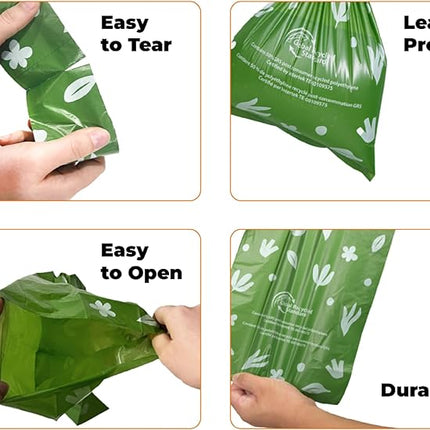 Best Pet Supplies Poop Bags for Dogs, 50% Post-Consumer Recycled Content dog waste bags on rolls, fits all poop bag holders for leashes - 150 Count, Assorted Colors, Scented