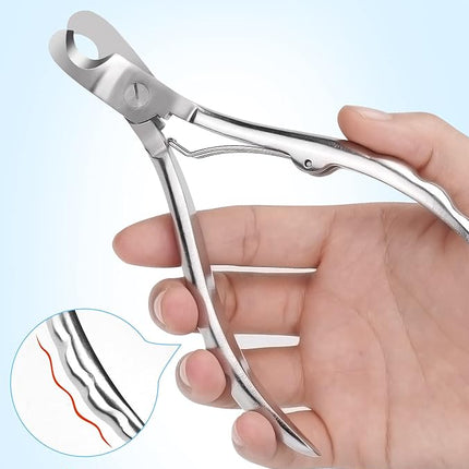 Gobeigo Upgrade Wide Open Dog Nail Clippers for Large Dogs Cut Like Butter, Heavy Duty Dog Nail Trimmer Full Metal Razor Sharp Professional for All Dogs Cats with Thick Toenail