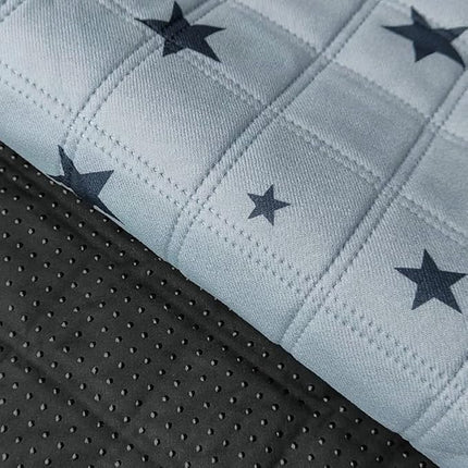 RIOUSSI Washable Pee Pads for Dogs, Reusable, Absorbent, Leakproof, Non Slip Pet Puppy Pads for Potty Training. Gray Stars, 31x36 Inch(2pack)