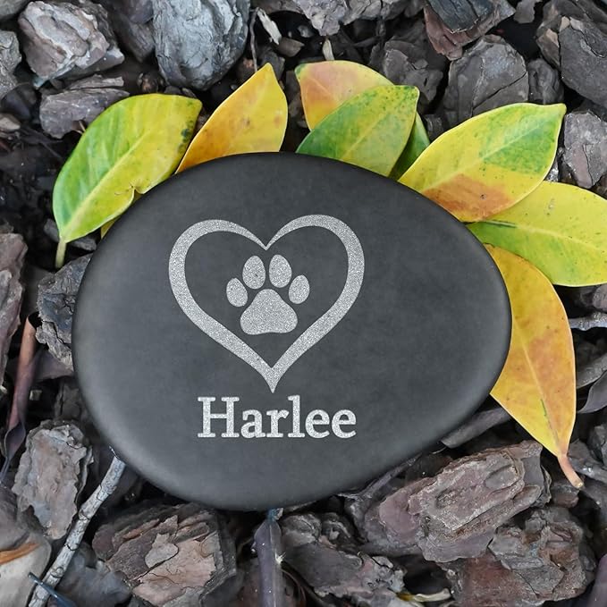 Dog Memorial Gifts for Loss of Dog - Personalized Pet Memorial Stones - Dog Memorial Headstone - Dog Bereavement Gifts - Loss of Cat Sympathy Gifts - Pet Memorial Gifts - in Memory of Pet