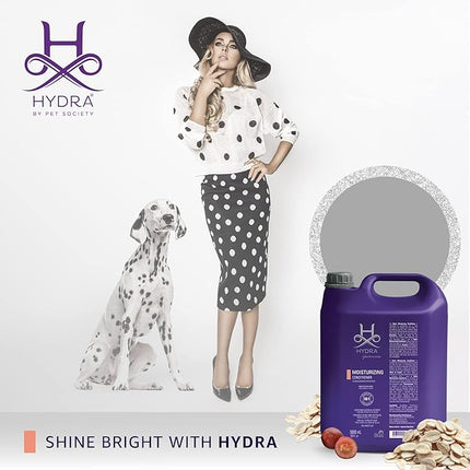 Hydra Professional Moisturizing Dog Conditioner, Oatmeal Hair Conditioner for Dogs and Cats, Suitable for All Breeds and Coat Types, Promotes Shine, 169 fl.oz