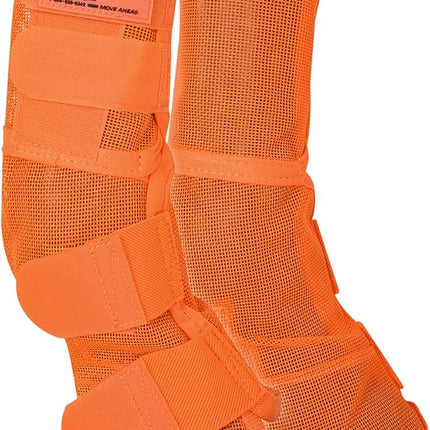 Cashel Crusader Horse Leg Guard Fly Boots 3, Orange, Warmblood, (CASC-LG3)