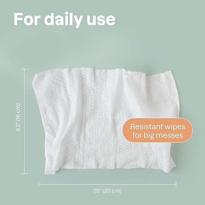 ATTITUDE Pet Wipes for Dogs & Cats, 99% Water, EWG Verified, Gentle & Unscented Cleaning Wipes for Paws, Ears, Face & Body, Deodorizing, Safe for Puppies & Kittens, 72 count