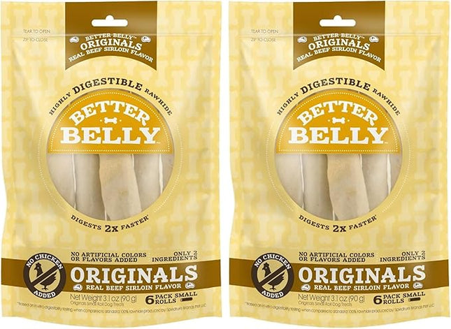 Better Belly Roll, Beef Sirloin, 3.1 Oz (Pack of 2)