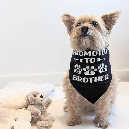 Blank Dog Bandanas Small -2PCS, DIY Solid Black Triangle Scarf Premium Cotton Handkerchief or Bib, Personalized Design Birthday/Party Fun Idea Gift for S&XS Pets