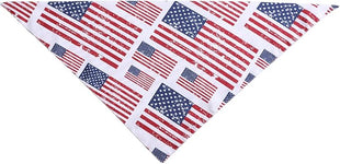 BinaryABC USA Flag Dog Bandana,American Flags Dog Bandana Pet Scarfs,4th of July American Independence Day Pet Decorations (Style 4)