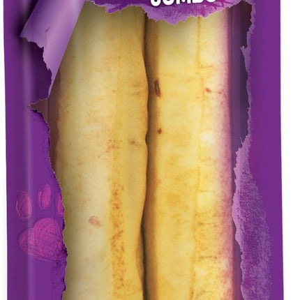 Dingo Wag’n Wraps Jumbo 2 Count, Made With Real Chicken, Rawhide Snack For Large Dogs