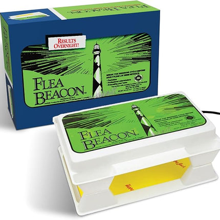 Happy Jack Flea Beacon Kill Fleas in House, Attracts, Traps Indoor Bugs, Breaks Breeding Cycle Before Adults Lay Eggs, Safe, Fast, & Clean Way to Get Rid of Indoor Pests, Made in USA