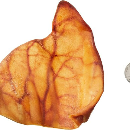 Amazon Brand - Wonder Bound Whole Pig Ears, Single Ingredient, Highly Digestible, Dog Treats for Puppy and Large/Medium Dogs, Pork, 18 Count, 12.7 Ounce (Pack of 2)