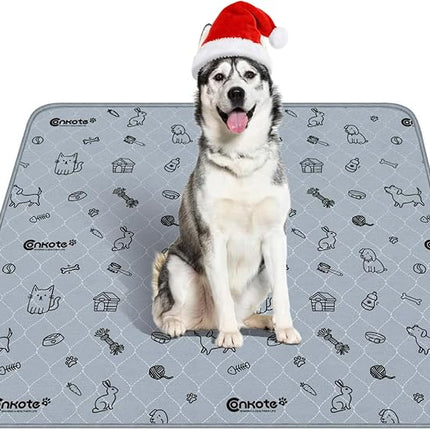 Washable Pee Pads for Dogs 2 Pack, 34" x 36" Reusable Puppy Training Pads Heavy Absorbency Dog Playpen Mats Waterproof with Non-Slip Bottom for Playpen, Crate, Potty, Whelping