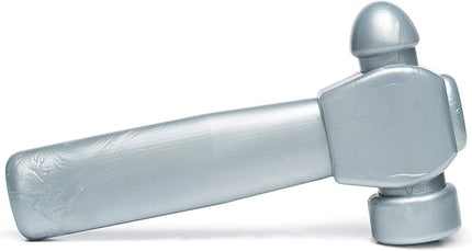 BULLYMAKE Silver Tough Chew Hammer Toy for Dogs, Durable Nylon Dog Toys for Aggressive Chewers, Dental Stimulating, Tough Chew, Boredom Busting, Pet Supplies, Made in USA
