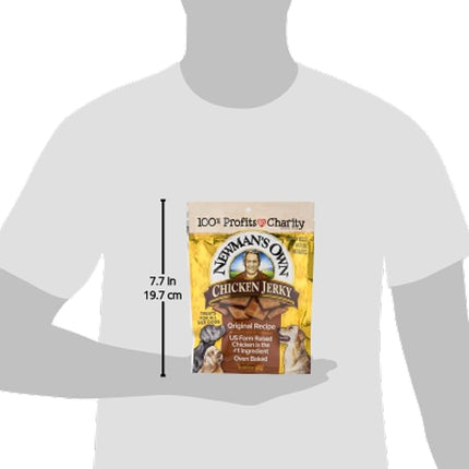 Newman's Own Jerky Treats for Dogs - Original Chicken Recipe | Made with US Farm-Raised Chicken | Grain Free | High in Protein | 5 oz Bag (Pack of 6)